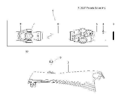 DRIVE TRAIN, PROP SHAFT - A08CL50AA (49ATVSHAFTPROP086X6)