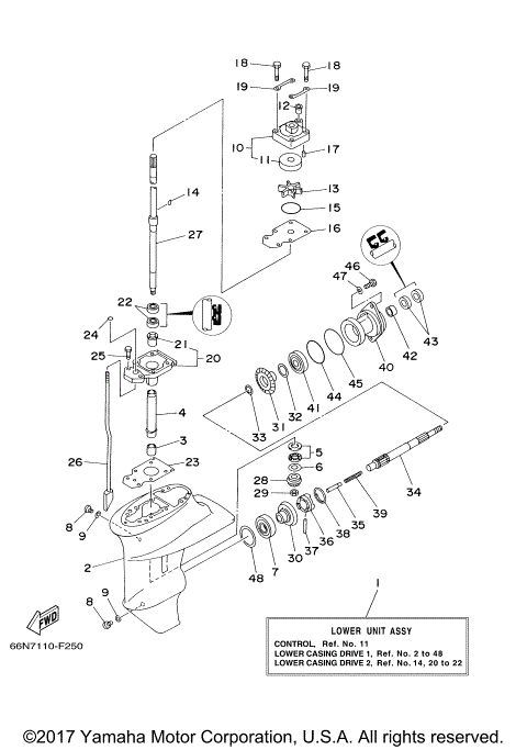 LOWER CASING DRIVE 1