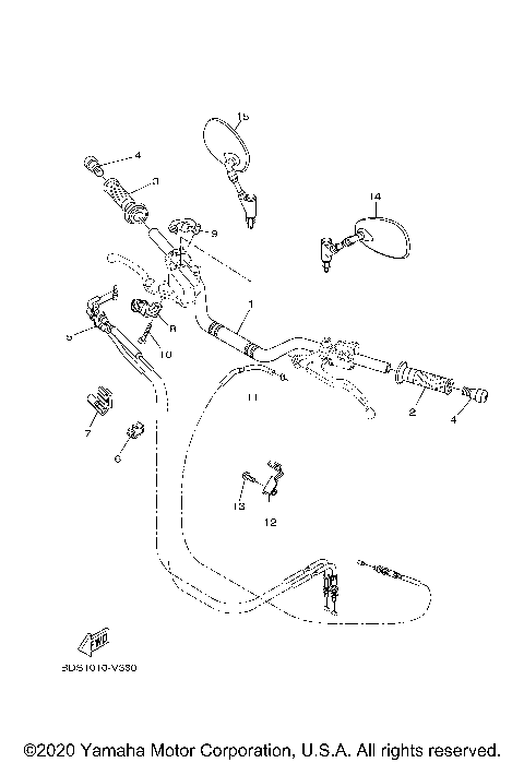 STEERING HANDLE CABLE