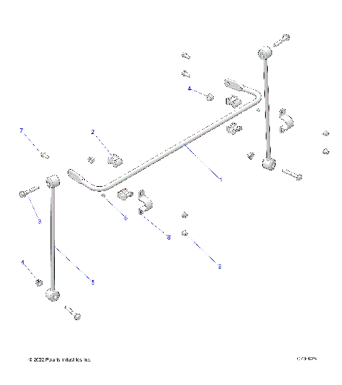 SUSPENSION, FRONT STABILIZER BAR - R25M4U57Z5/B5/Z6/B6 (C730928)
