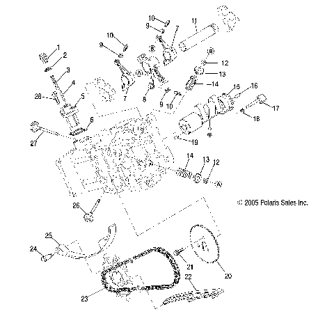 ENGINE, INTAKE and EXHAUST - R07RB50AA/RH50AA (4999202119920211D13)