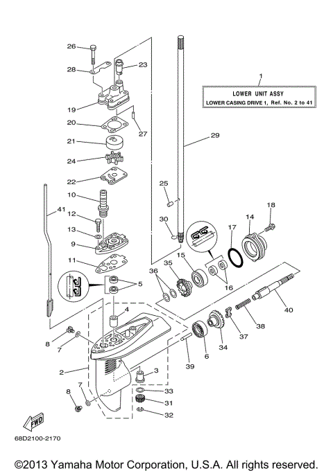 LOWER CASING DRIVE 1