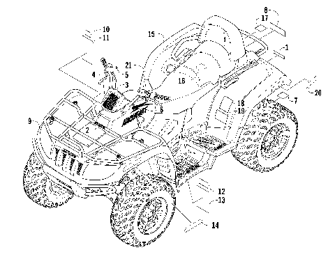 BODY PANELS AND DECALS [88895]
