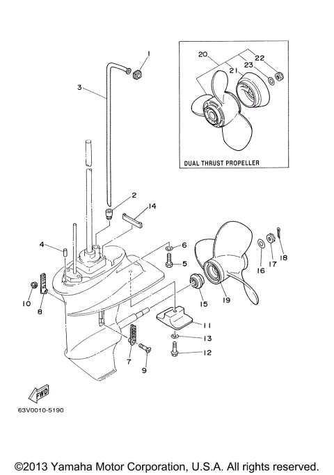 LOWER CASING DRIVE 2