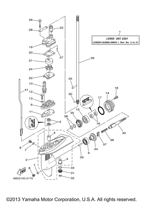 LOWER CASING DRIVE 1