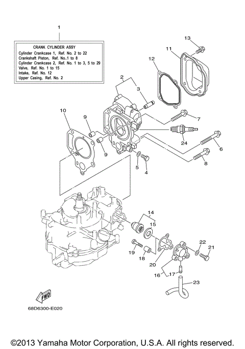 CYLINDER CRANKCASE 1