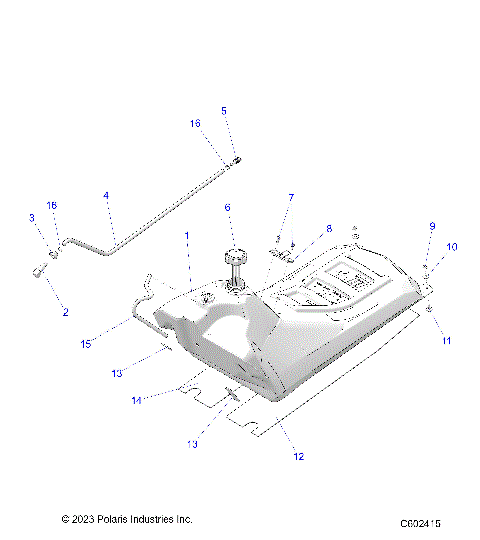 FUEL SYSTEM, FUEL TANK ASM. - S24CEU5TSL (C602415)