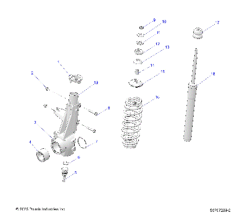 SUSPENSION, FRONT STRUT