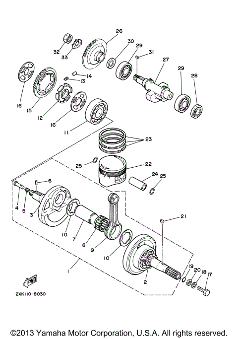 CRANKSHAFT PISTON