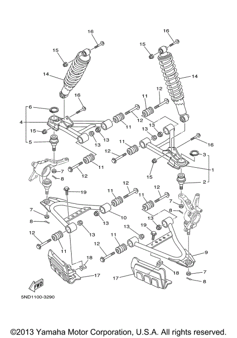 FRONT SUSPENSION WHEEL