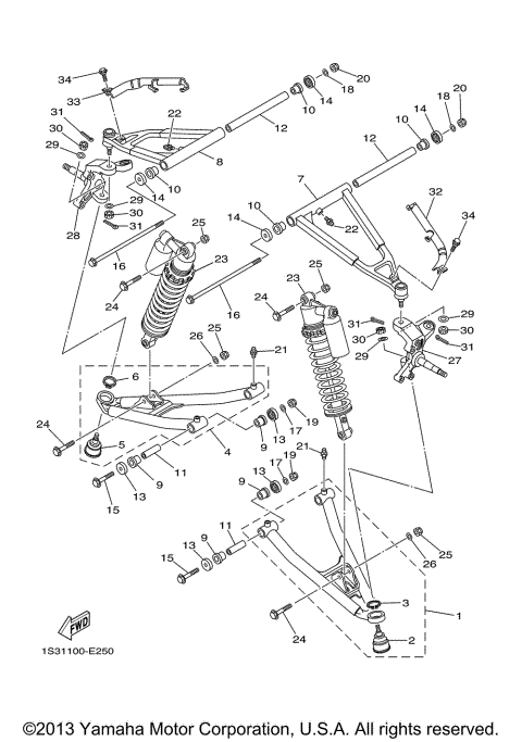 FRONT SUSPENSION  WHEEL