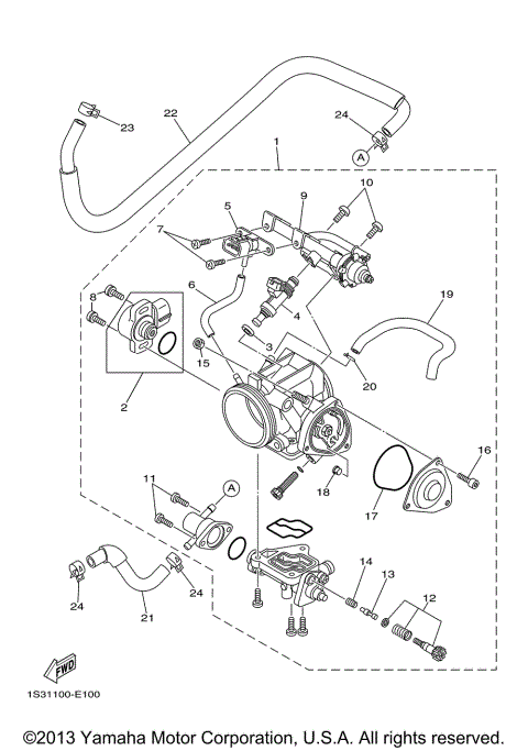 THROTTLE BODY ASSY 1