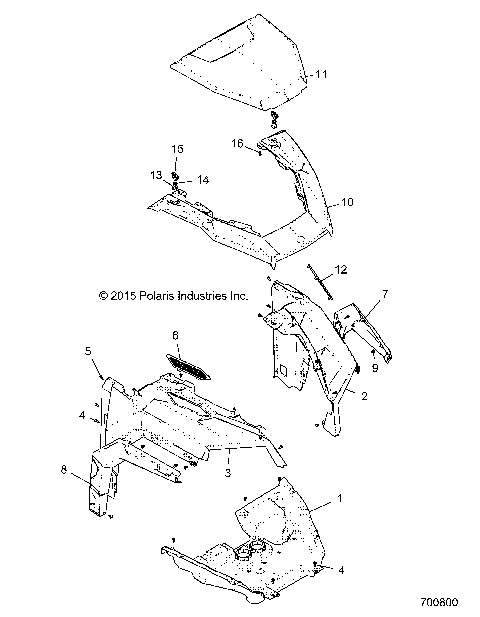 BODY, HOOD - R18RHE99BK/KBS (700800)