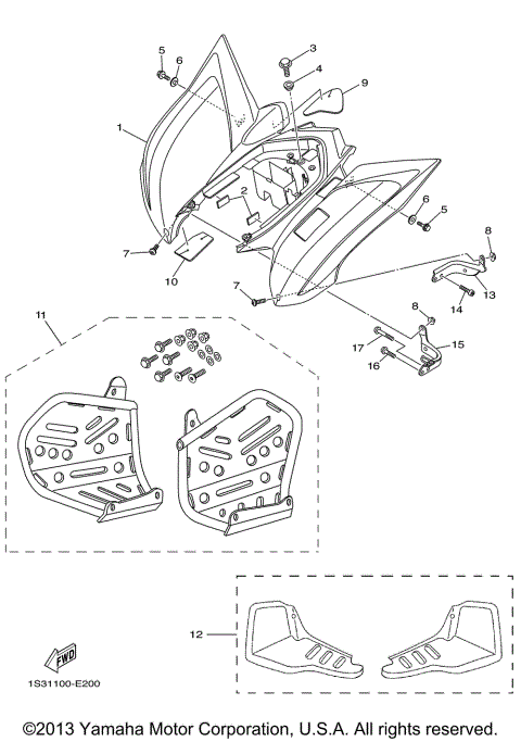 REAR FENDER FOOTWELL