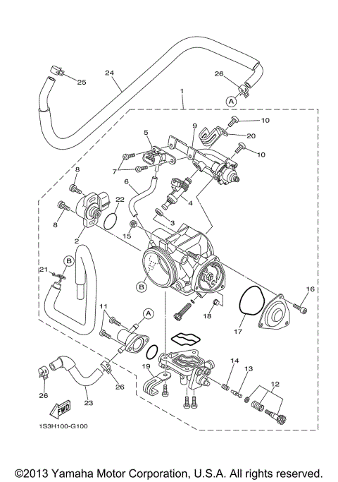 THROTTLE BODY ASSY 1
