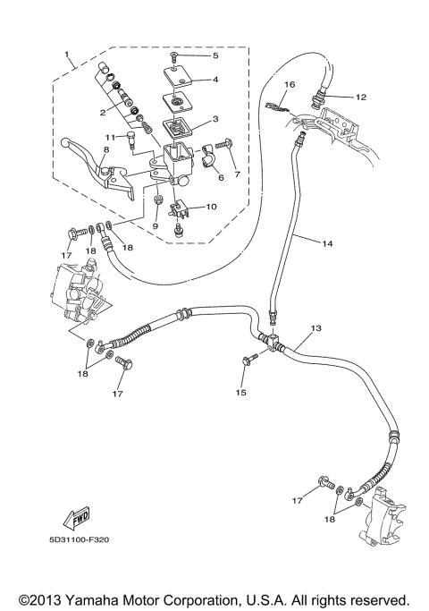 FRONT MASTER CYLINDER