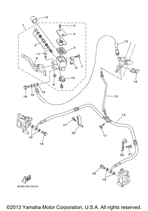 FRONT MASTER CYLINDER