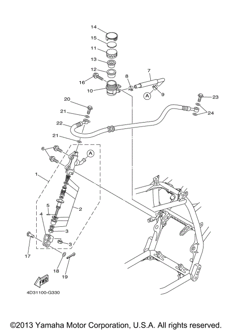 REAR MASTER CYLINDER