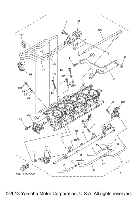THROTTLE BODY ASSY 1