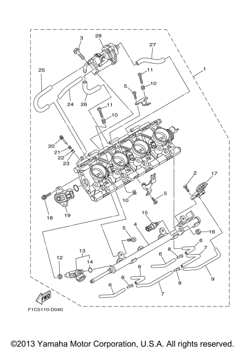 THROTTLE BODY ASSY 1