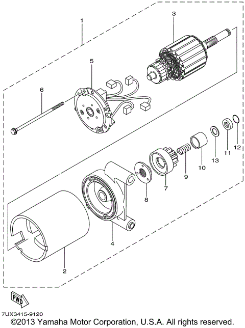 STARTING MOTOR