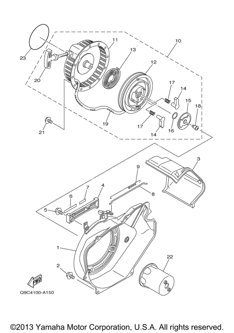 AIR SHROUD STARTER 3 YP40TA