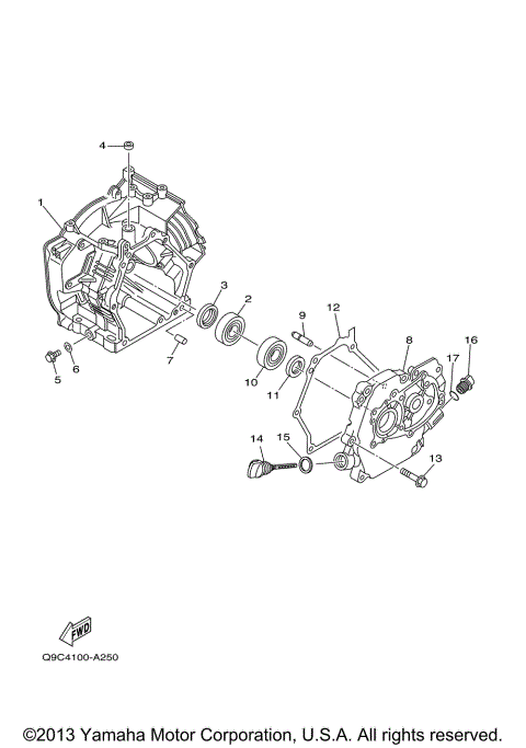 CRANKCASE 1 YP20TA