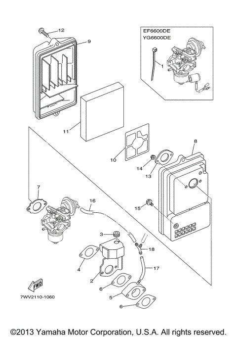 INTAKE 1 EXCEPT FOR YG5200D