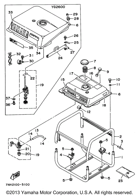 FRAME FUEL TANK