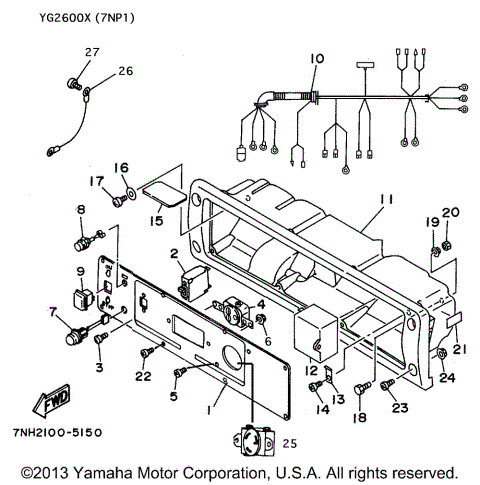 CONTROL BOX WITHOUT VOLT METER
