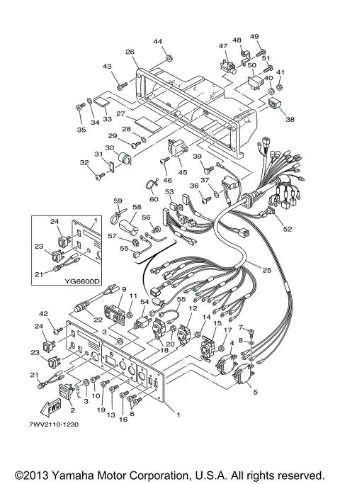 CONTROL BOX 4 YG6600DE YG6600