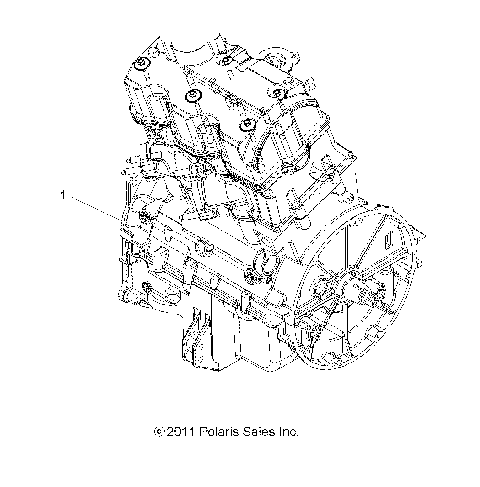ENGINE, SHORT BLOCK - A13GH8EFK (49ATVENGINE12SP850)