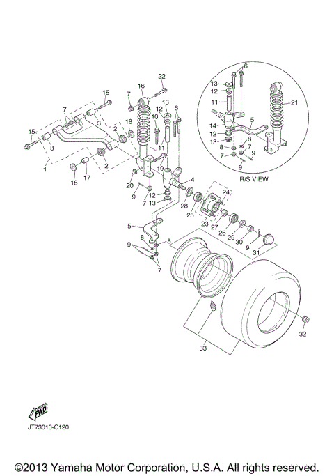 FRONT SUSPENSION WHEEL
