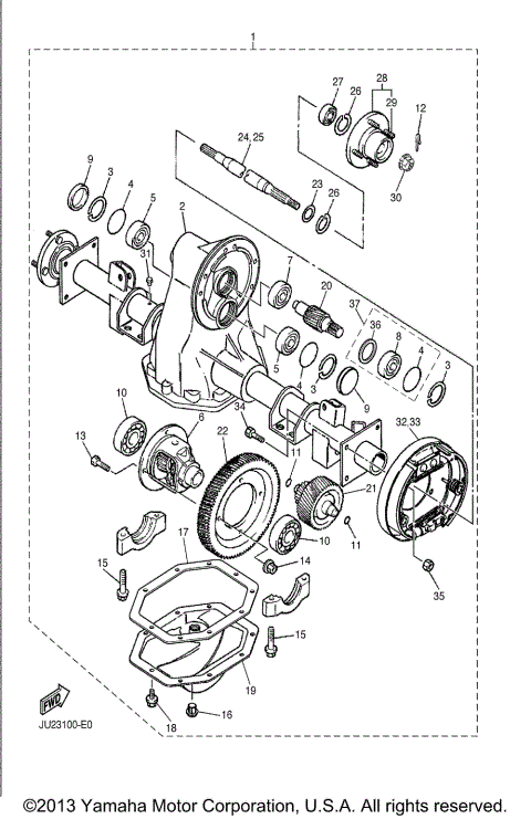 TRANSAXLE JU2-200101 UP