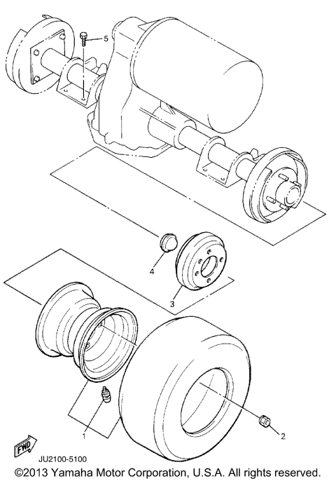 REAR AXLE MOUNT WHEEL