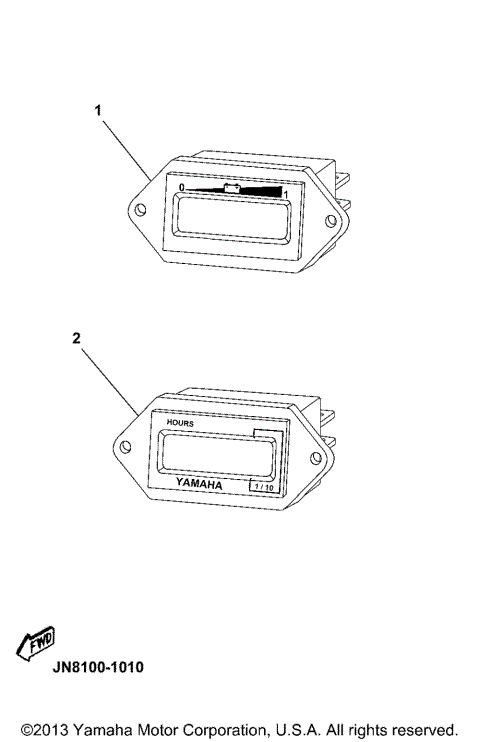 OPTIONAL ENERGY/HOUR GAUGES