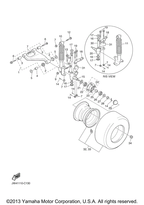 FRONT SUSPENSION WHEEL