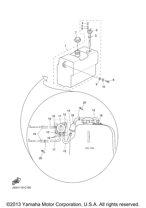 FUEL TANK TO JU7-300300