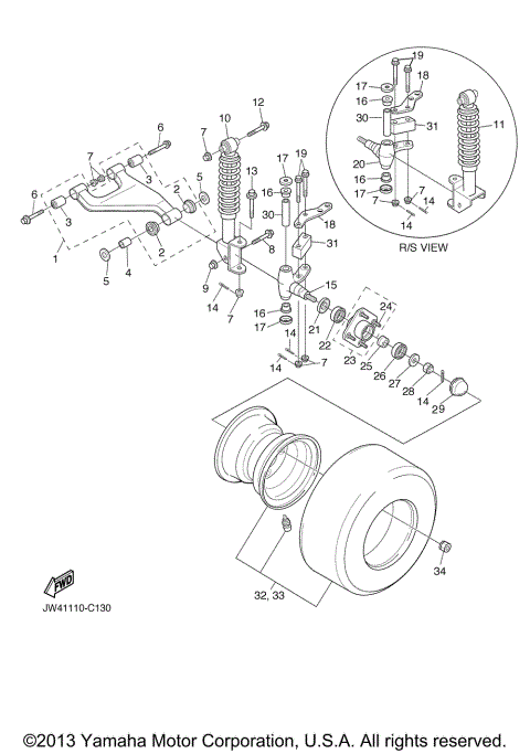 FRONT SUSPENSION WHEEL