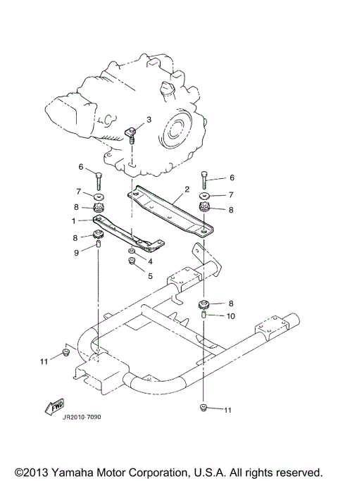 ENGINE BRACKET