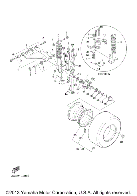 FRONT SUSPENSION WHEEL