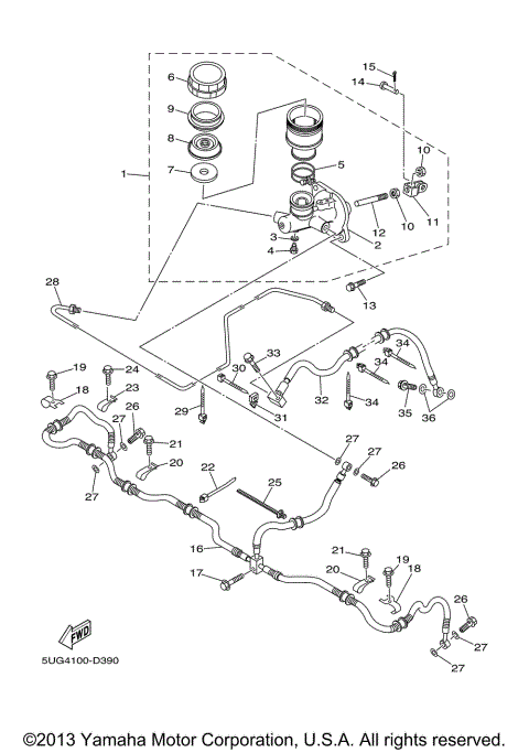 REAR MASTER CYLINDER