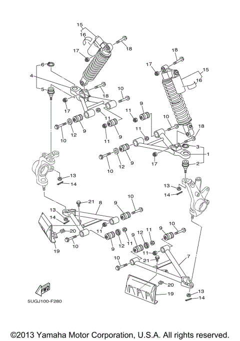 FRONT SUSPENSION WHEEL
