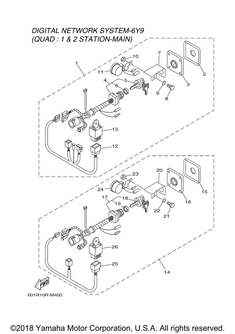 CLP SWITCH PANEL QUAD (MAIN PORT)