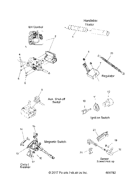 ELECTRICAL, SWITCHES and COMPONENTS - S21CBU5BSL (600782)