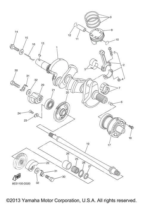 CRANKSHAFT PISTON