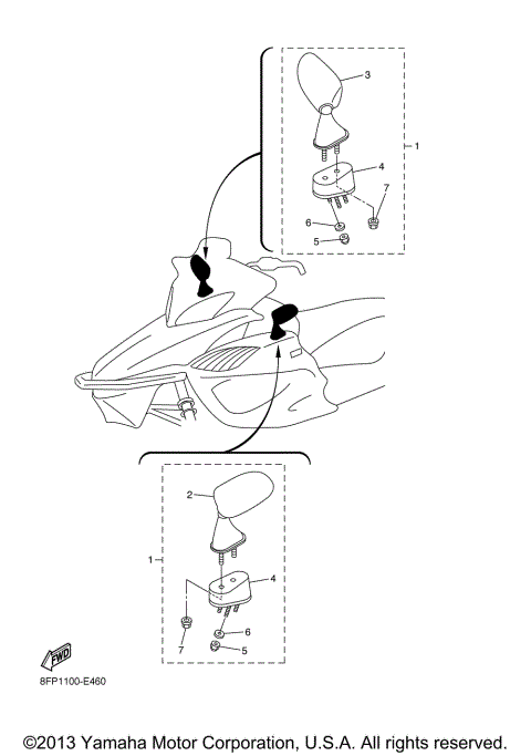 ALTERNATE REAR VIEW MIRROR