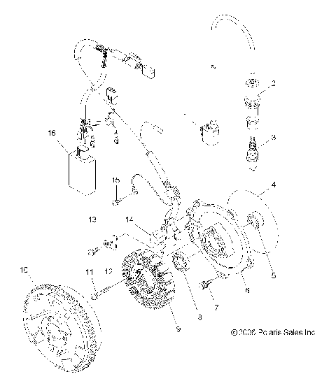 ENGINE, MAGNETO - A07CL50AA (49ATVMAGNETO076X6)