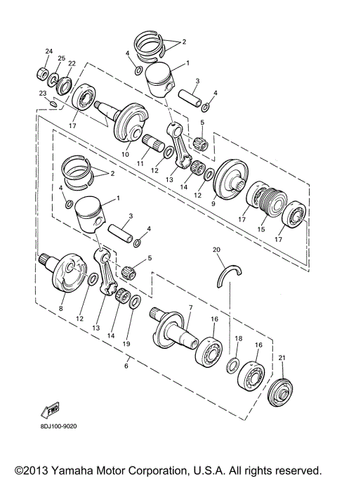 CRANKSHAFT PISTON