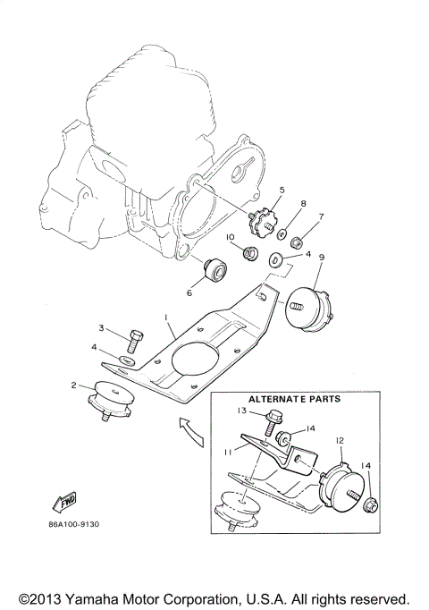 ENGINE BRACKET
